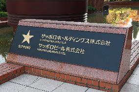 Sapporo Beer sign and logo